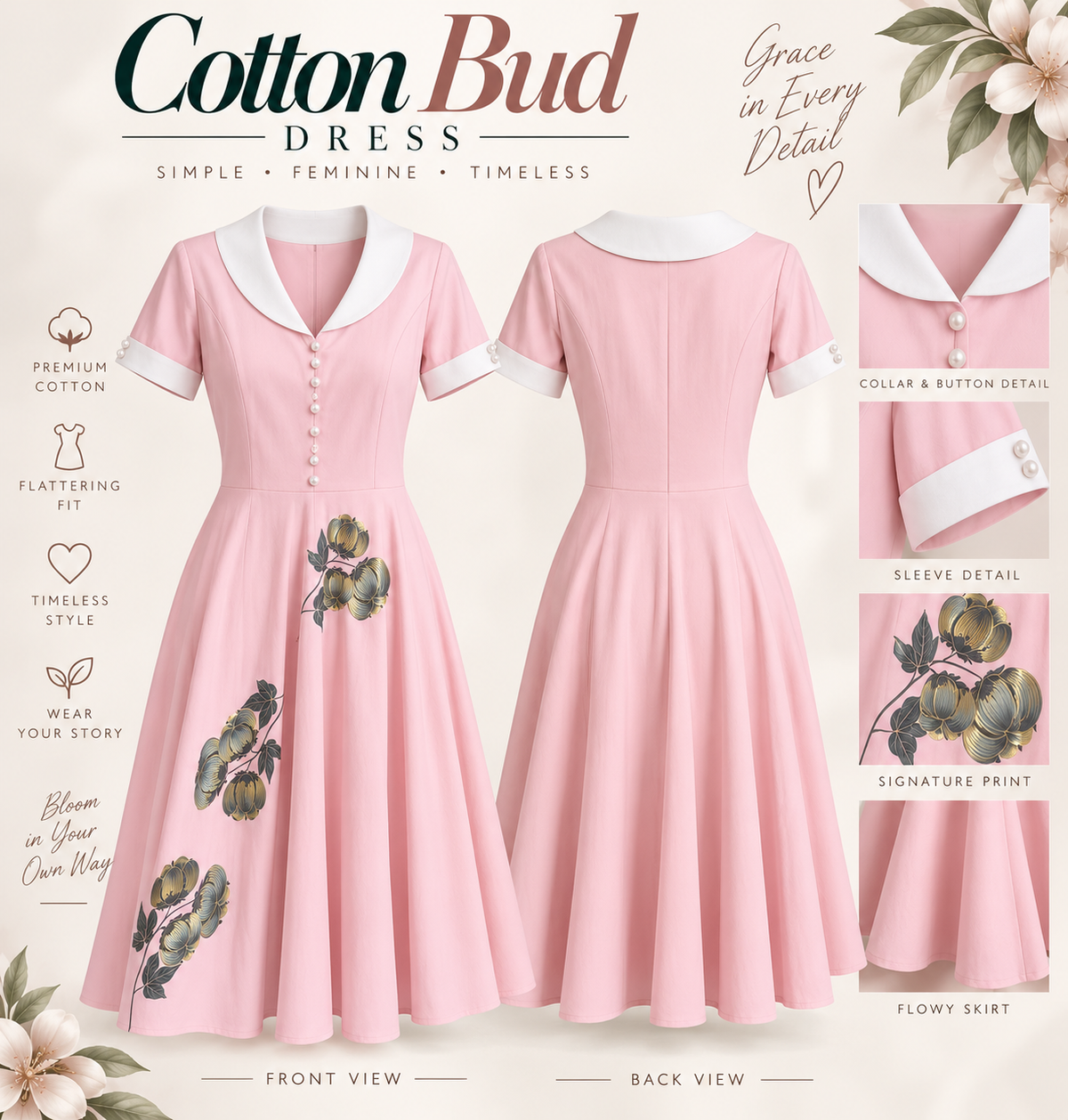 Lucy 50’s Style Dress